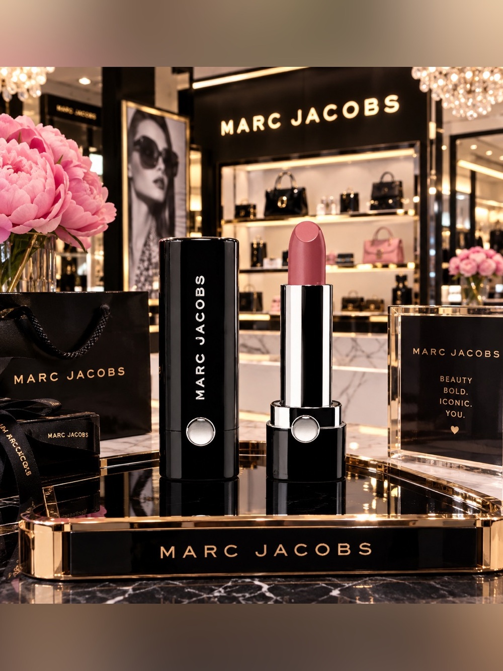 Marc Jacobs Lip Creme 246 Slow Burn *Rare Discontinued* Mini Travel Size